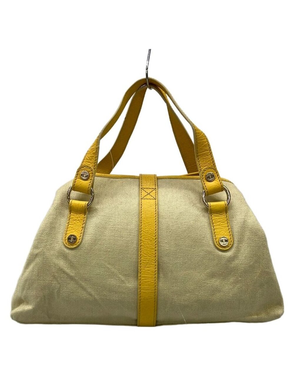 Celine Tote Lily Beige Yellow Leather - Picture 3 of 15